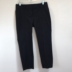 Ann Taylor black cotton crop